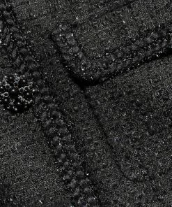 Self-portrait Metallic Boucle Tailored Jacket READY TO WEAR