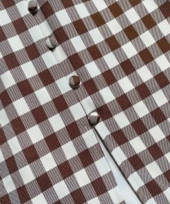 Self-portrait Gingham Midi Dress READY TO WEAR