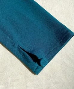 Self-portrait READY TO WEAR Teal Crossover Top