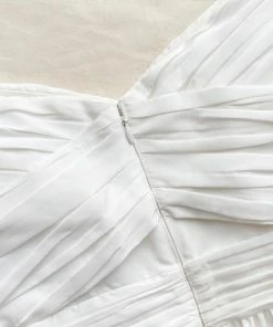 Self-portrait Gathered Bodice Midi Dress