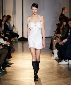 Self-portrait Taffeta Bow Mini Dress