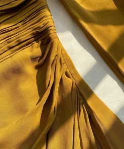 Self-portrait Khaki Iris Midi Dress READY TO WEAR