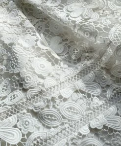 Self-portrait White Guipure Floral Lace Mini Dress