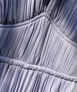 Self-portrait READY TO WEAR Lilac Chiffon Midi Dress