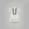Self-portrait KIDS Hibiscus Flower Lace-Bib Mini Dress