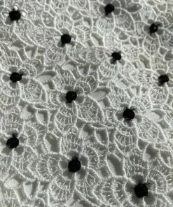 Self-portrait KIDS Hibiscus Flower Lace-Bib Mini Dress