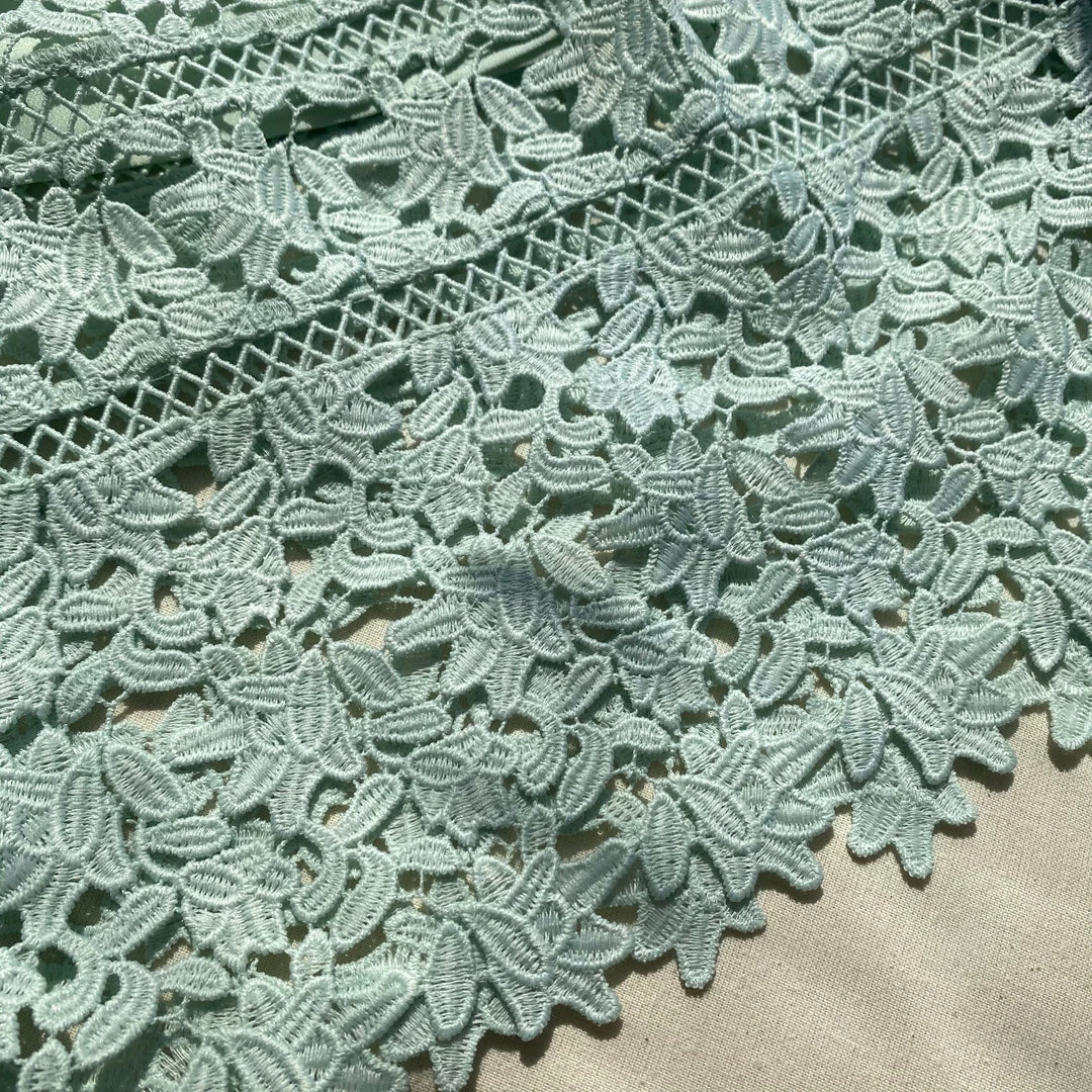 Self-portrait KIDS Mint Azaelea Bow Detail Midi Dress