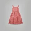 Self-portrait KIDS Pink Azaelea Bow Detail Midi Dress
