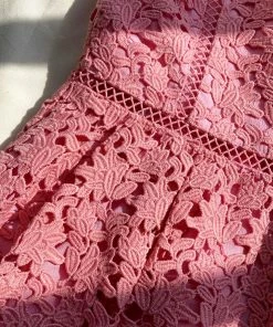 Self-portrait KIDS Pink Azaelea Bow Detail Midi Dress