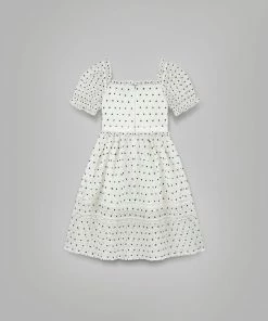 Self-portrait KIDS Hibiscus Flower Midi Dress