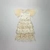 Self-portrait Ivory Star Mesh Midi Dress KIDS
