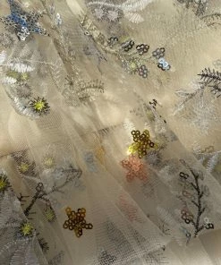 Self-portrait Ivory Star Mesh Midi Dress KIDS