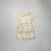 Self-portrait KIDS Ivory Star Mesh Mini Dress
