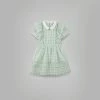 Self-portrait Mint Heart Lace Mini Dress KIDS