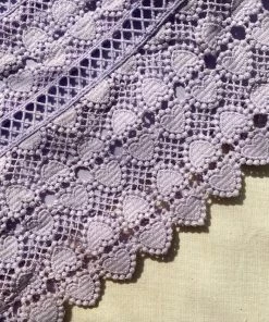 Self-portrait KIDS Lilac Heart Lace Mini Dress