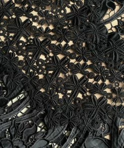 Self-portrait NEW ARRIVALS Black Prairie Midi Dress