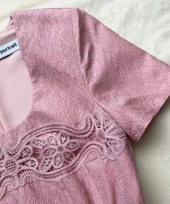 Self-portrait Textured Midi Dress READY TO WEAR