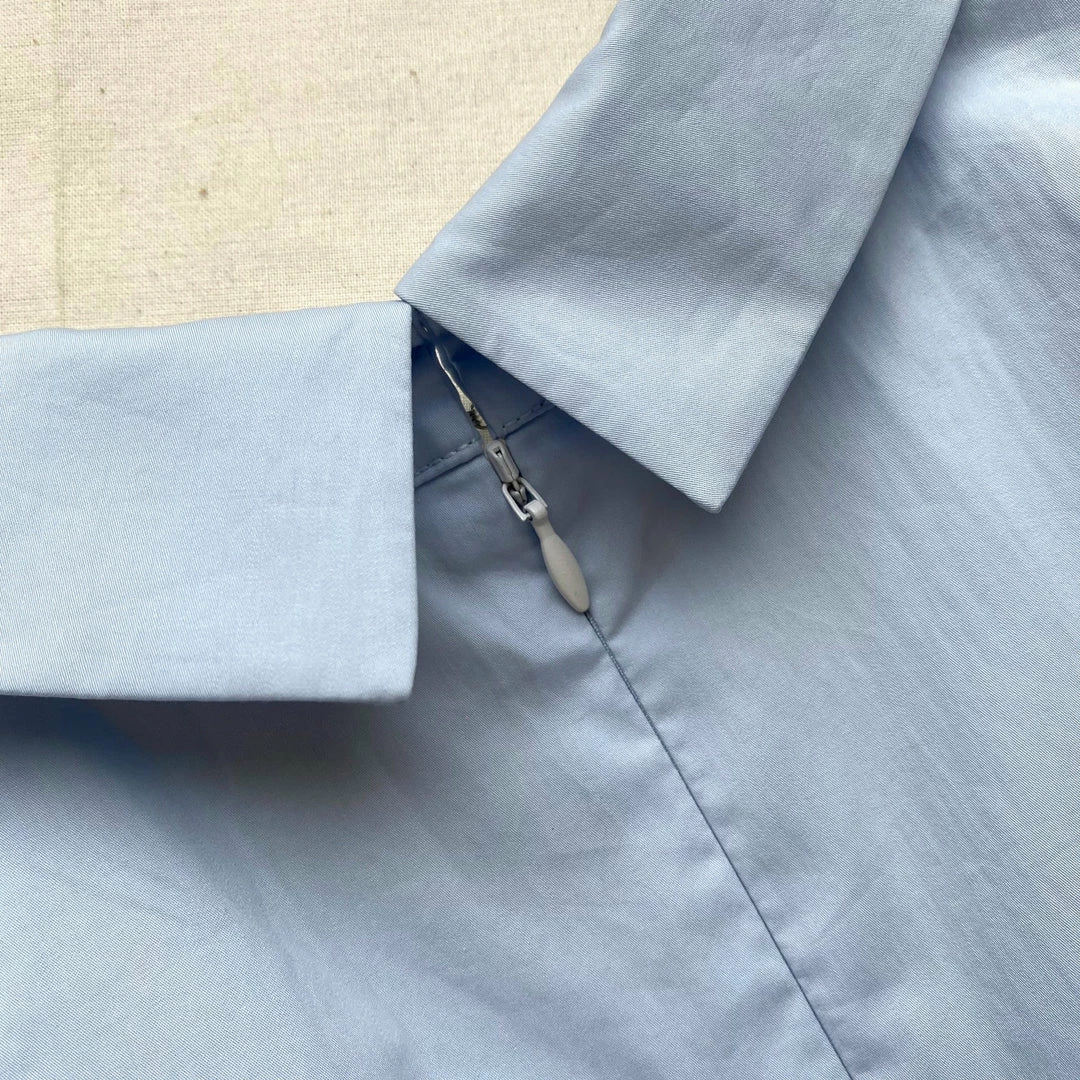 Self-portrait Dresses Blue Cotton Cut Out Dress