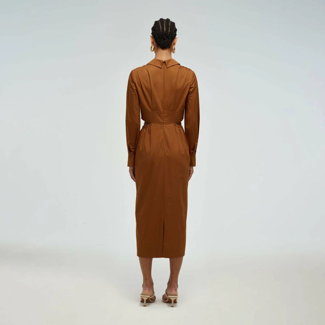 Self-portrait Cotton Cut Out Dress READY TO WEAR