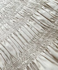 Self-portrait Shirred Cotton Mini Dress READY TO WEAR