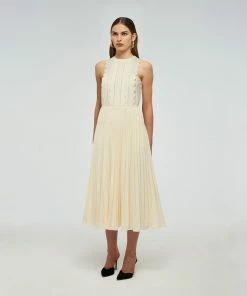 Self-portrait Scallop Midi Dress