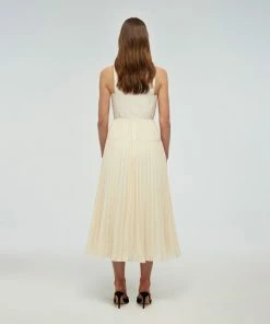 Self-portrait Scallop Midi Dress