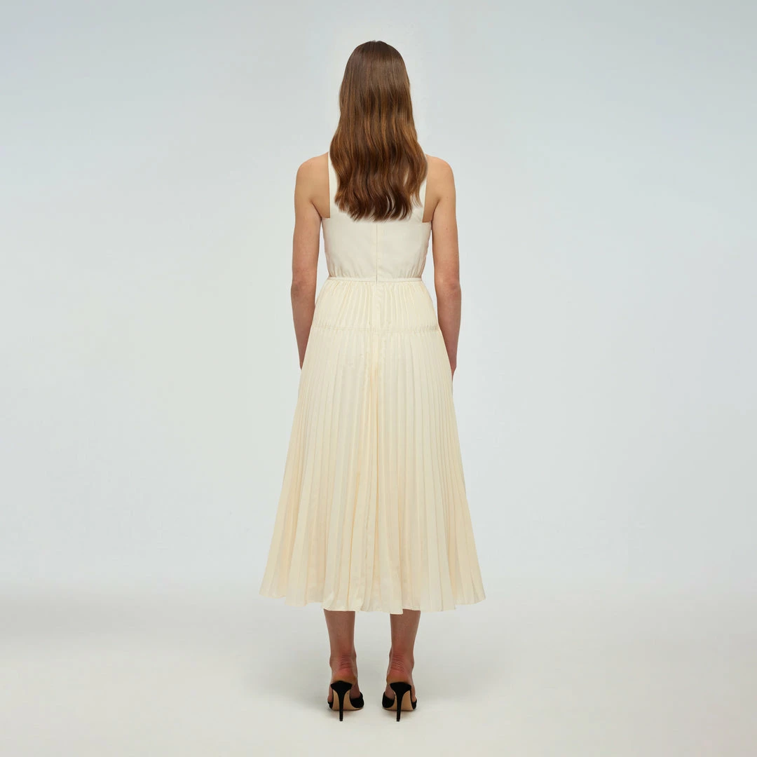 Self-portrait Scallop Midi Dress