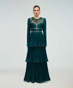 Self-portrait READY TO WEAR Tiered Maxi Dress