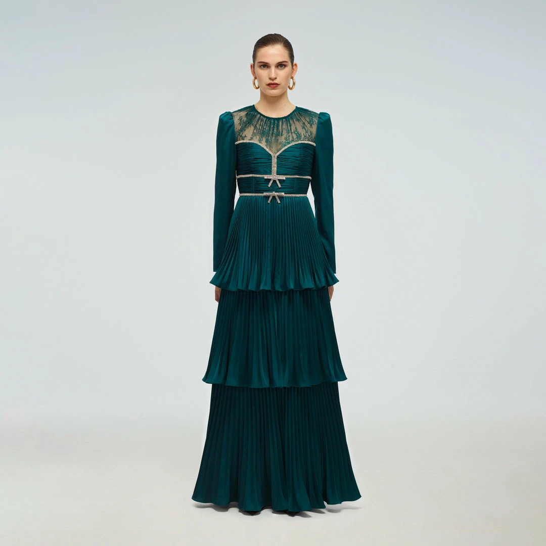 Self-portrait READY TO WEAR Tiered Maxi Dress