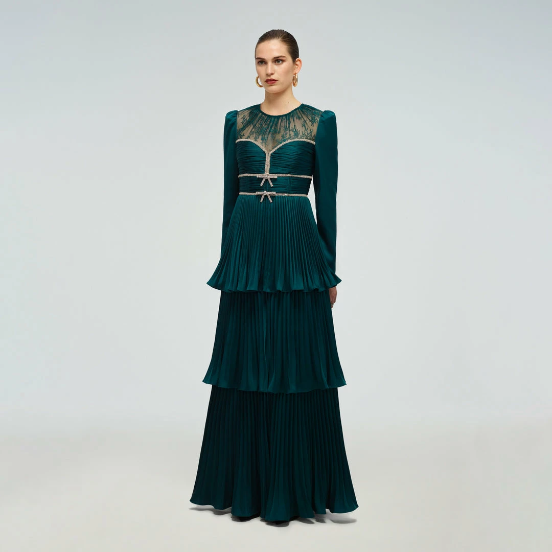 Self-portrait READY TO WEAR Tiered Maxi Dress