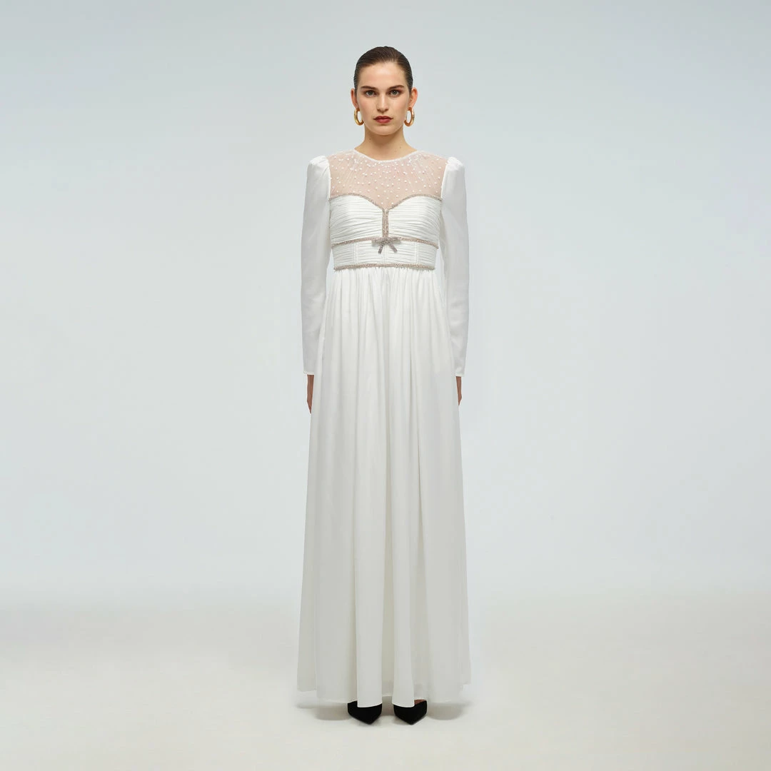 Self-portrait White Maxi Dress Dresses