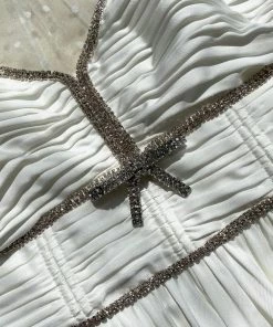 Self-portrait Diamante Trim Mini Dress