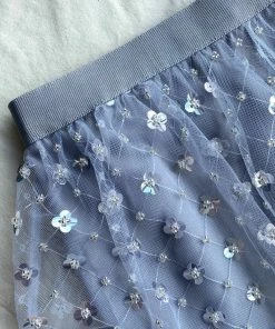 Self-portrait Cluster Sequin Midi Skirt READY TO WEAR