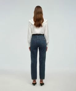 Self-portrait Frill Yoke Shirt