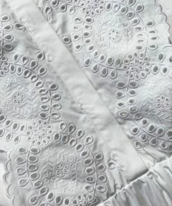 Self-portrait Cotton Broderie Midi Dress