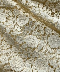 Self-portrait READY TO WEAR Ivory Guipure Midi Dress