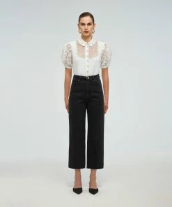 Self-portrait Sequin Crepe Blouse