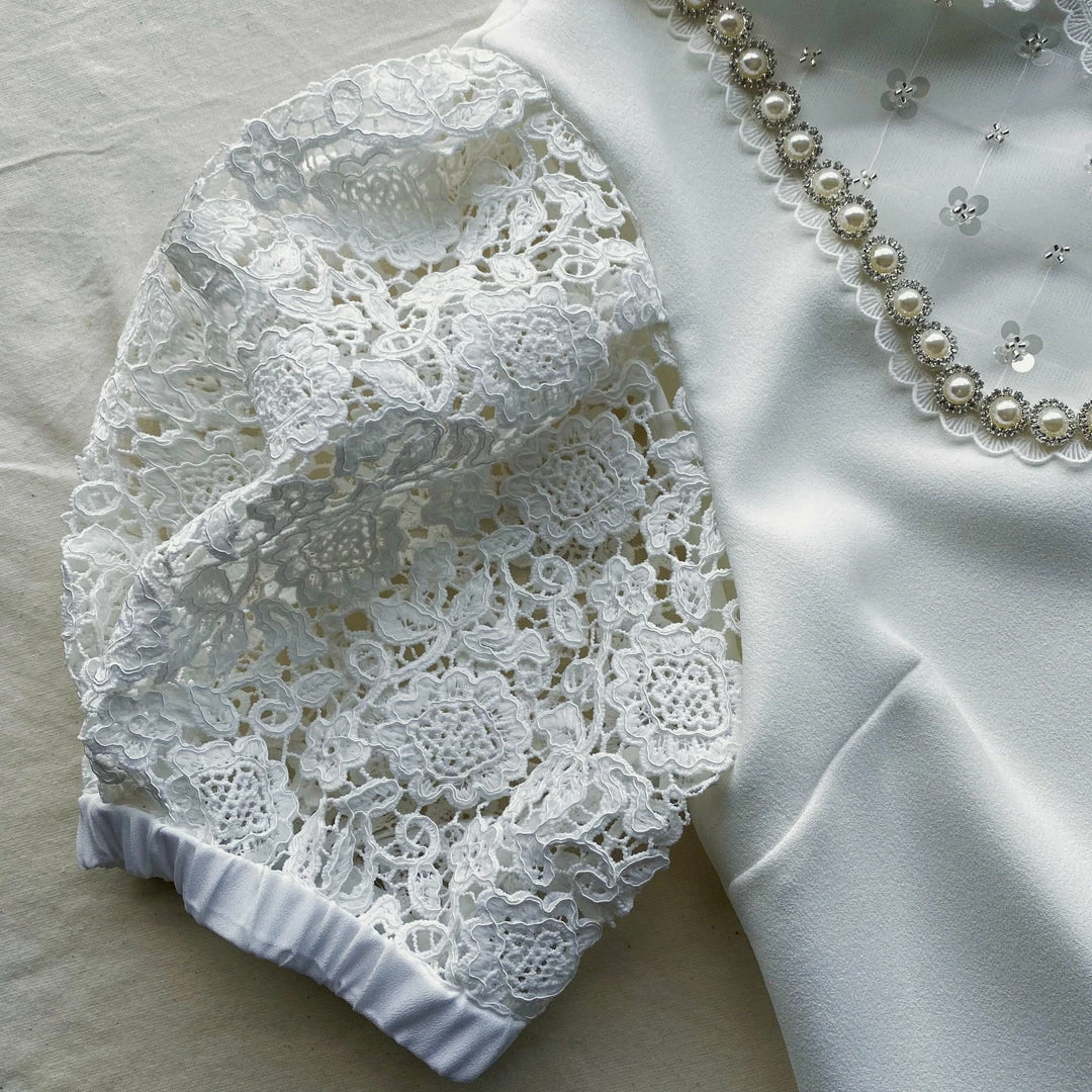 Self-portrait Sequin Crepe Blouse