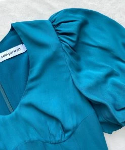 Self-portrait Dresses Puff Sleeve Mini Dress