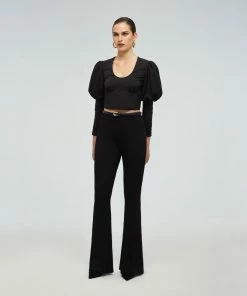 Self-portrait READY TO WEAR Puff Sleeve Top