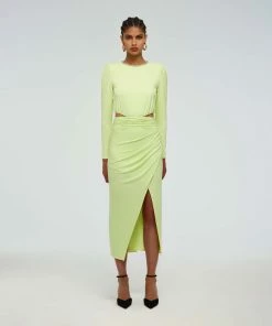 Self-portrait Cut Out Midi Dress