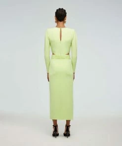 Self-portrait Cut Out Midi Dress