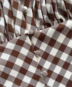 Self-portrait READY TO WEAR Gingham Top