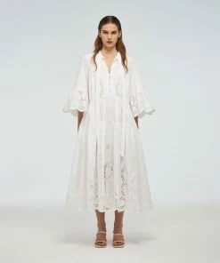 Self-portrait Broderie Cotton Dress READY TO WEAR