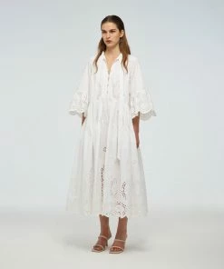 Self-portrait Broderie Cotton Dress READY TO WEAR