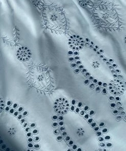 Self-portrait Embroidered Cotton Maxi Dress