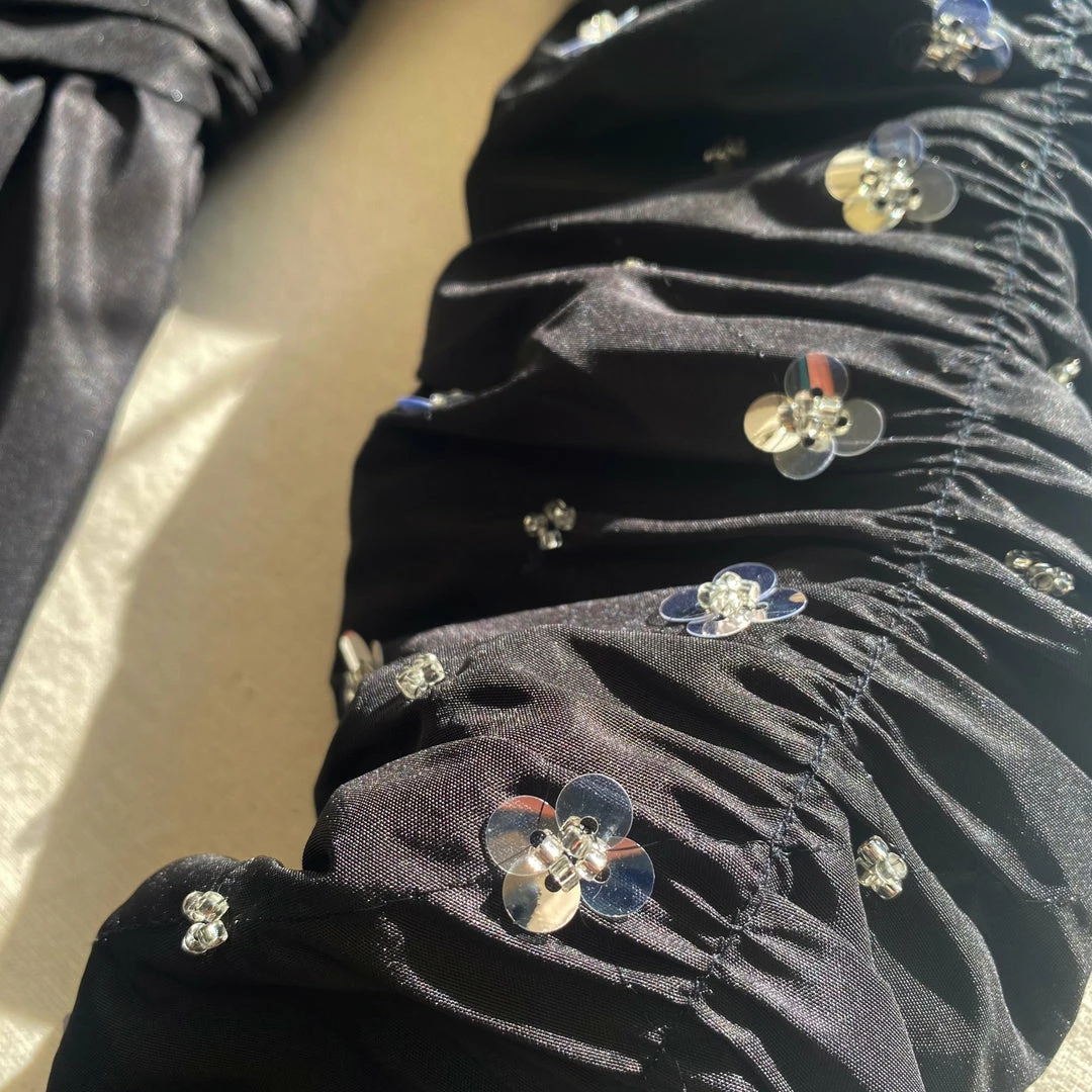 Self-portrait READY TO WEAR Cluster Sequin Taffeta Midi Dress