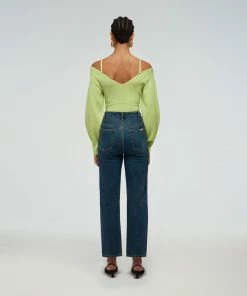 Self-portrait READY TO WEAR Off Shoulder Knit Top