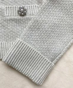 Self-portrait Ivory Knit Cardigan