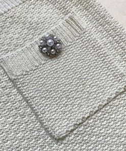 Self-portrait Ivory Knit Skirt